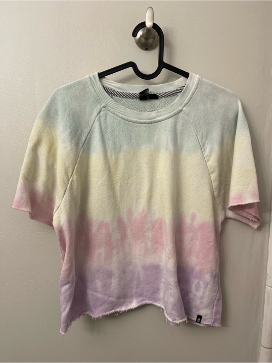 Volcom Tops - Volcom Pastel Tie-Dye Crop Top - Multicolor
